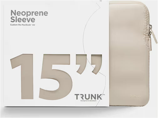 Sleeve Trunk 15" MacBook Air Bege