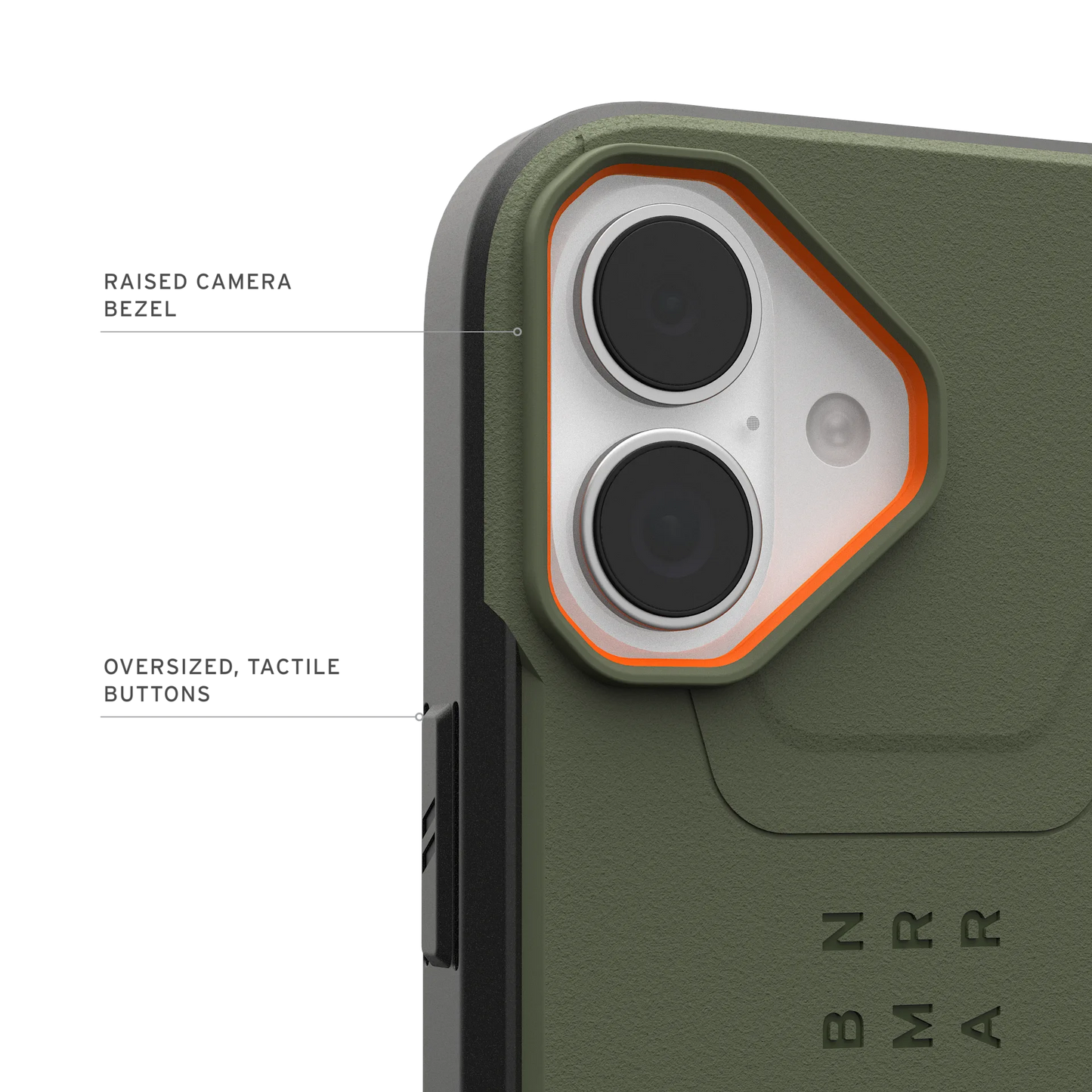 UAG iPhone 17 Civilian MagSafe Olive/Orange