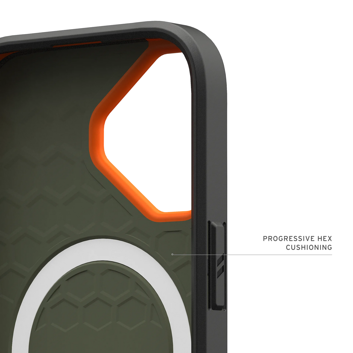 UAG iPhone 17 Civilian MagSafe Olive/Orange