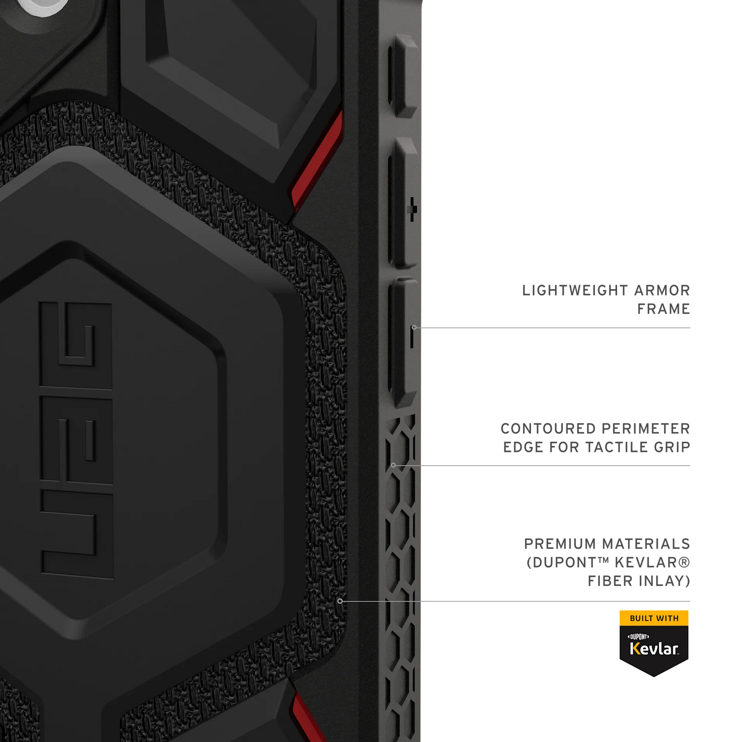 UAG iPhone 17 Monarch Pro Kevlar Black