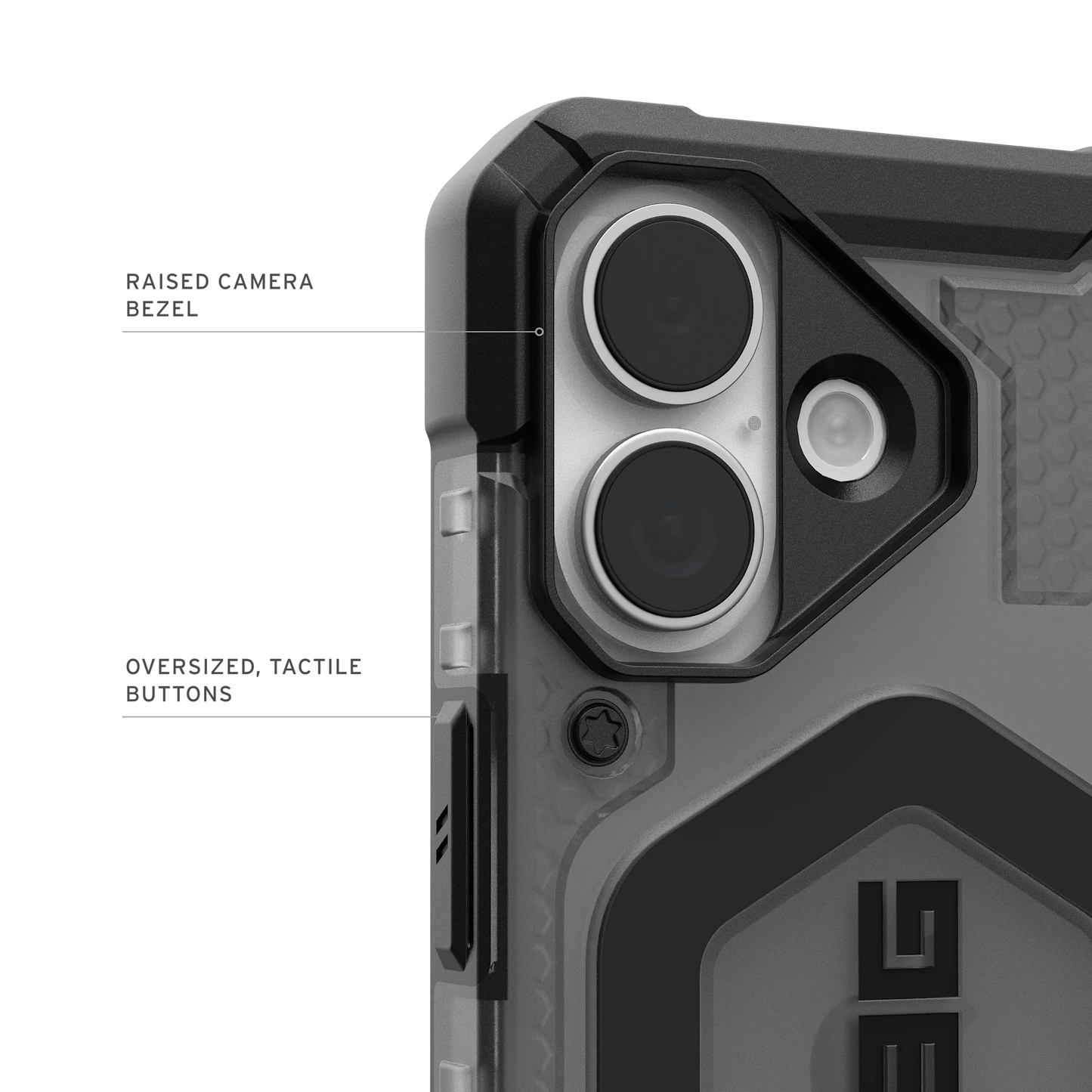 UAG iPhone 17 Pathfinder Clr MagSafe Ash/Black