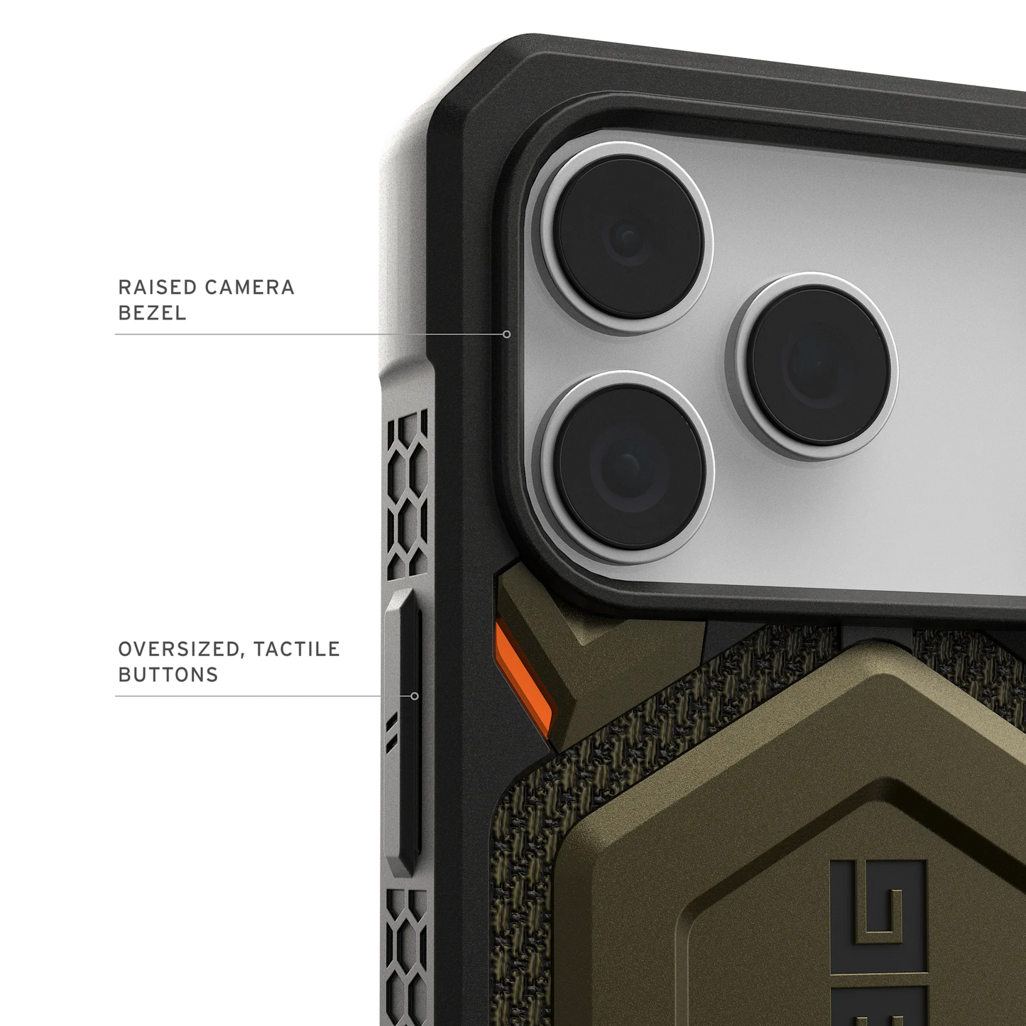 UAG iPhone 17 Pro Max Monarch Pro Kevlar Element Green