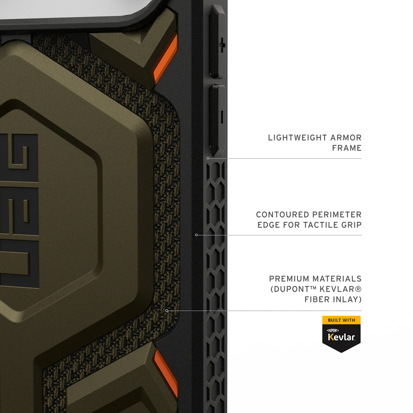 UAG iPhone 17 Pro Max Monarch Pro Kevlar Element Green