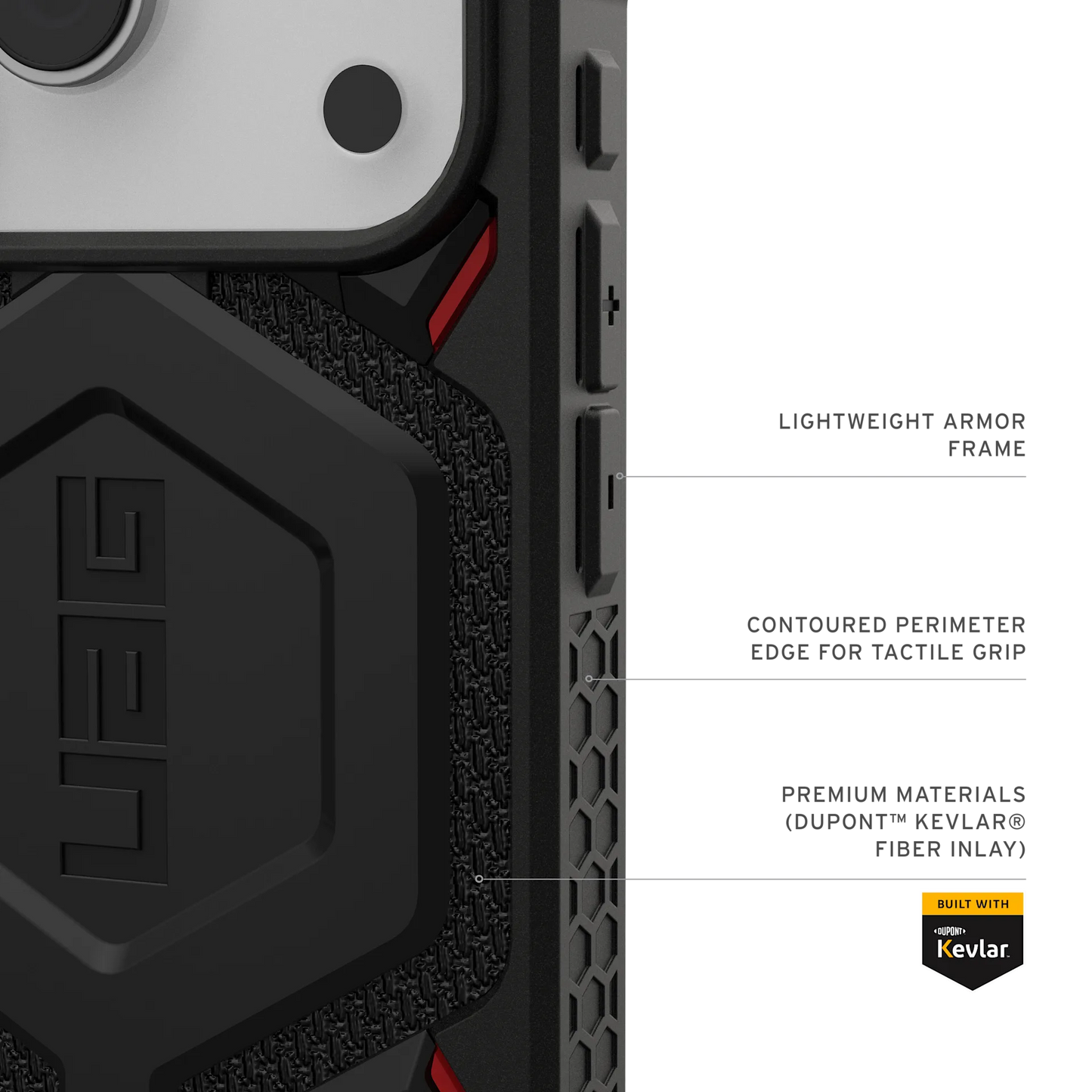 UAG iPhone 17 Pro Monarch Pro Kevlar Black