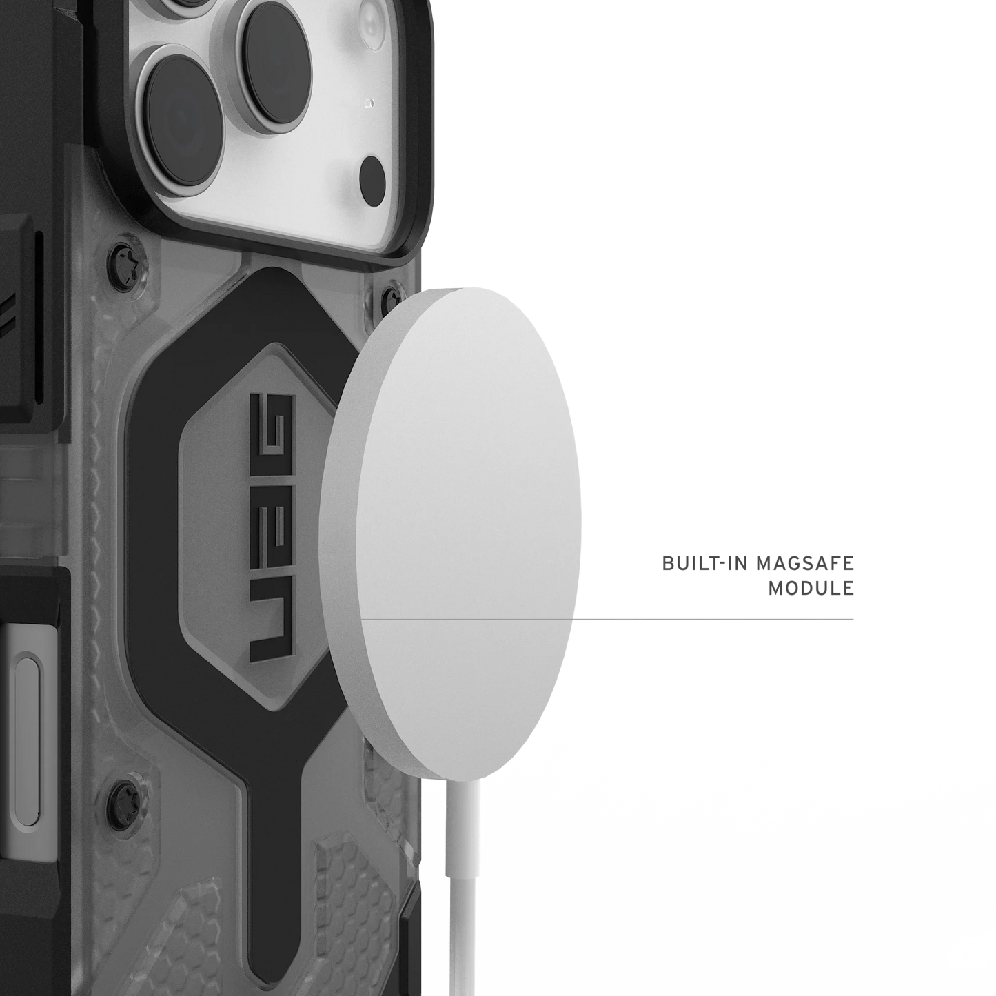 UAG iPhone 17 Pro Pathfinder Clr MagSafe Ash/Black