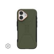 UAG iPhone 17 Civilian MagSafe Olive/Orange