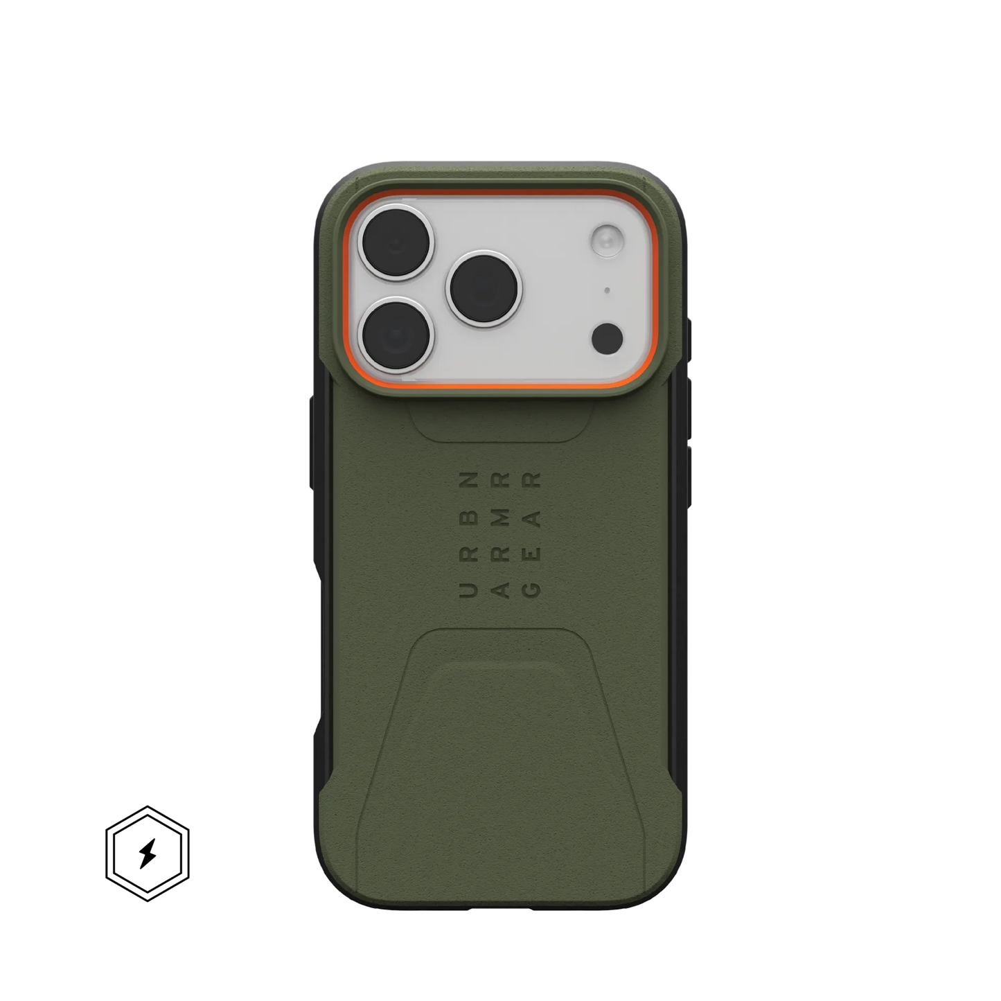 UAG iPhone 17 Pro Civilian MagSafe Olive/Orange