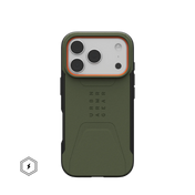 UAG iPhone 17 Pro Civilian MagSafe Olive/Orange