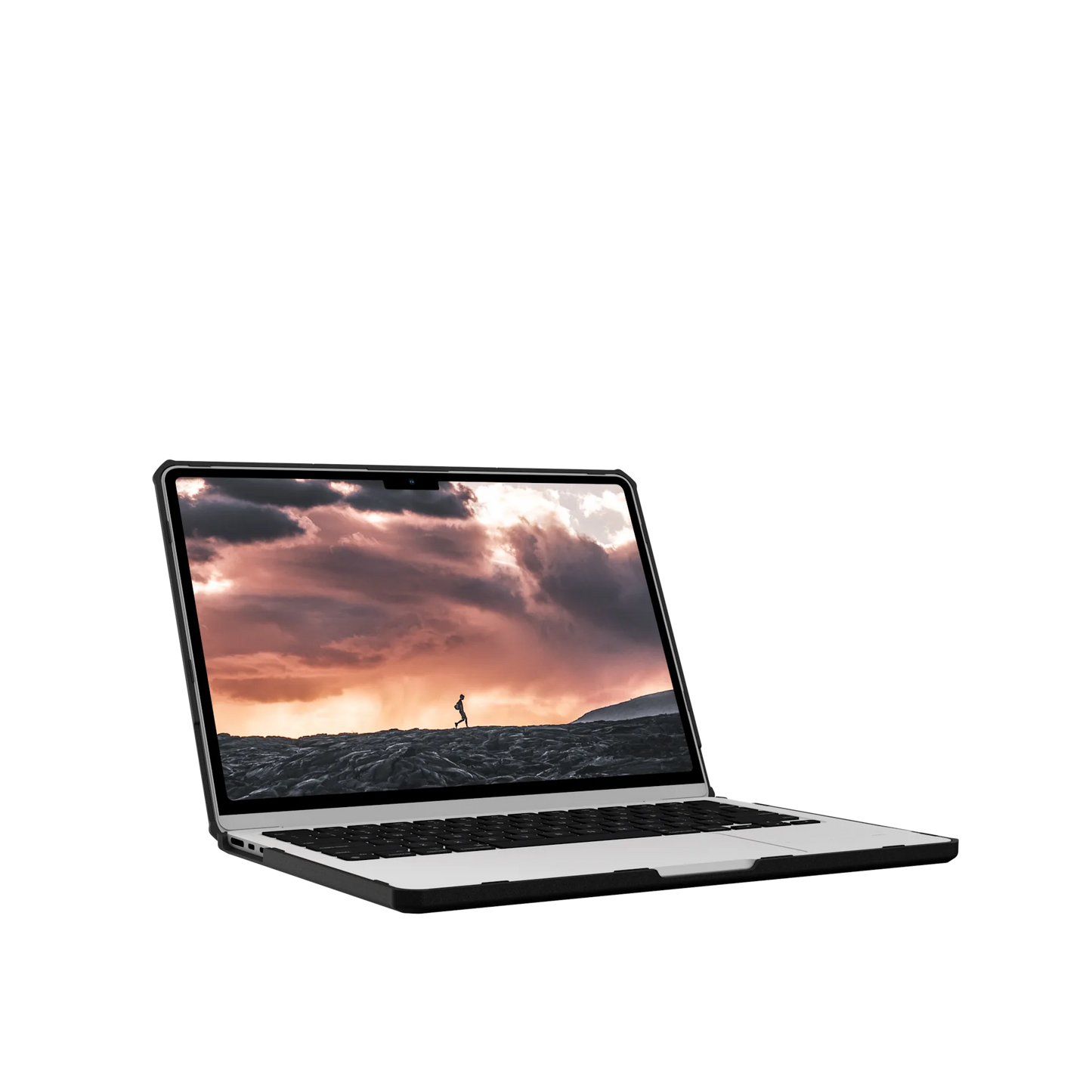 Capa UAG MacBook Air 13 M2/M3/M4 Plyo - Ice/Black
