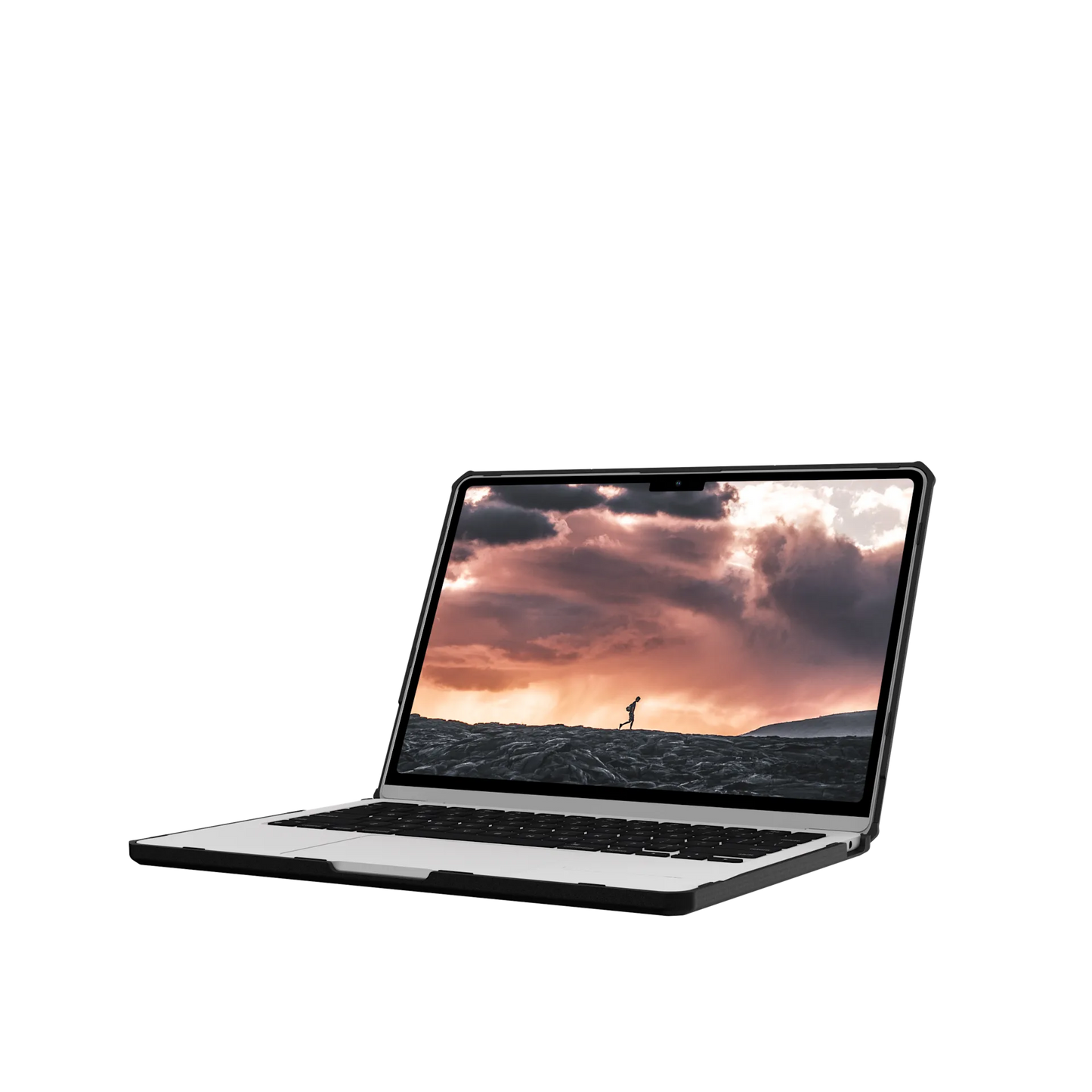 Capa UAG MacBook Air 13 M2/M3/M4 Plyo - Ice/Black