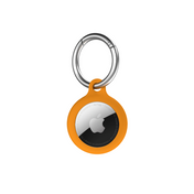 Airtag Secure Silicone Key Clip Orange