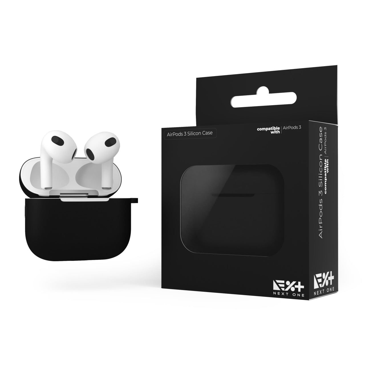 AIRPODS 3 SILICONE CASE | BLACK