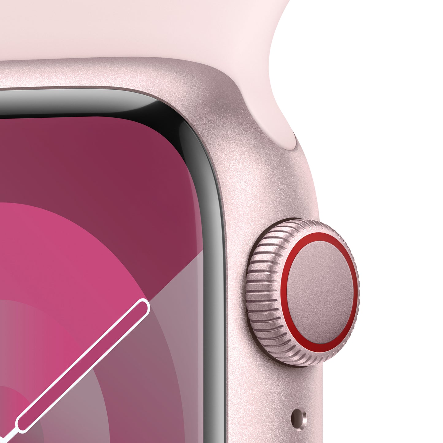 Watch S9 Cellular 41m Rosa/Rosa-claro Sport - S/M