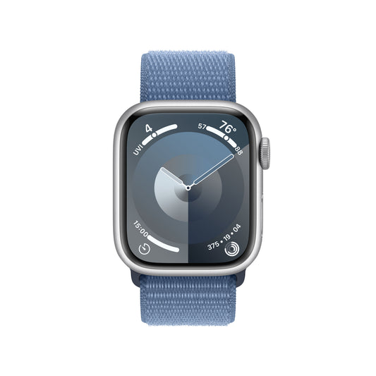 Watch S9 Cellular 41m Prateado/Azul-inverno Loop