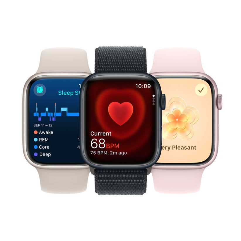Watch S9 Cellular 41m Graphite/Meia-noite Sport - S/M