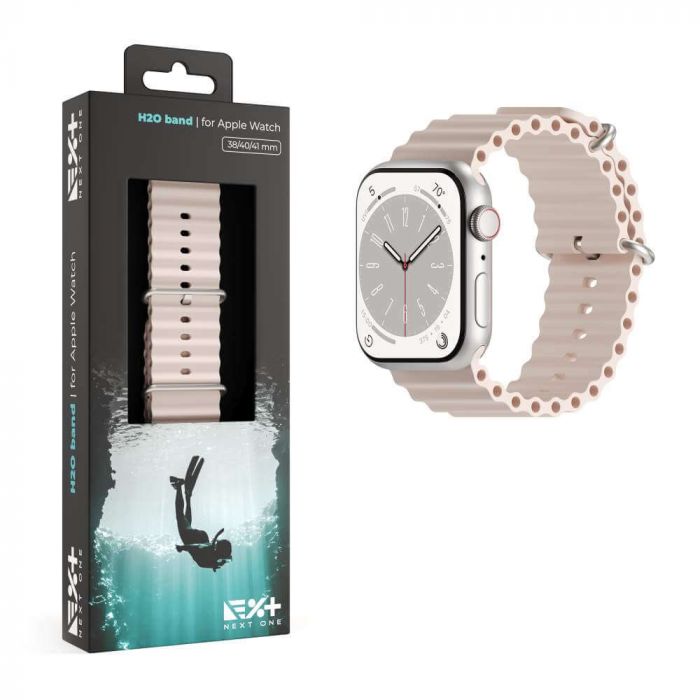 H2O Band for Apple Watch 41m Pink Sand