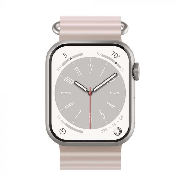H2O Band for Apple Watch 41m Pink Sand