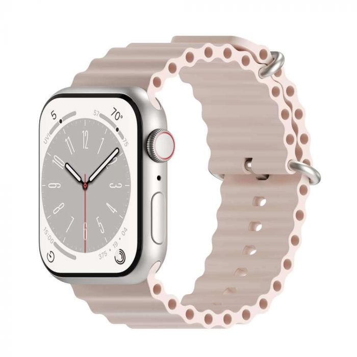 H2O Band for Apple Watch 41m Pink Sand