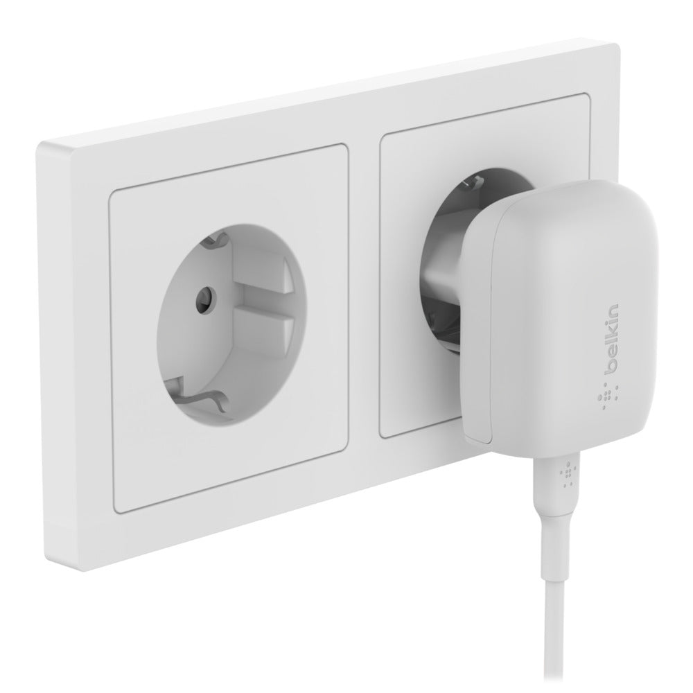 20W Usb-C PD PPS WALL ChargeR: WHITE