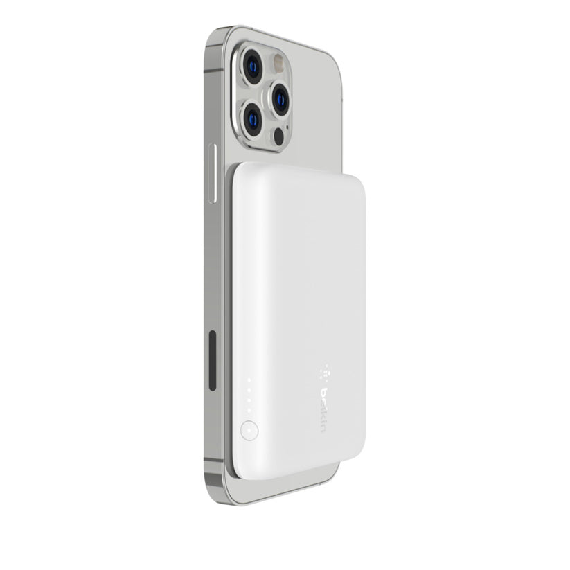 PowerBank Magnético Sem Fio 2500mAh Branco