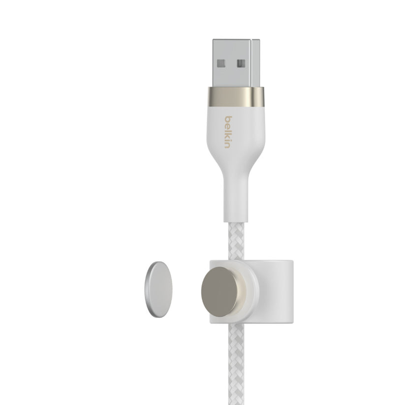 Cabo Belkin DuraTekPlus USB-A Lightning 1m Branco