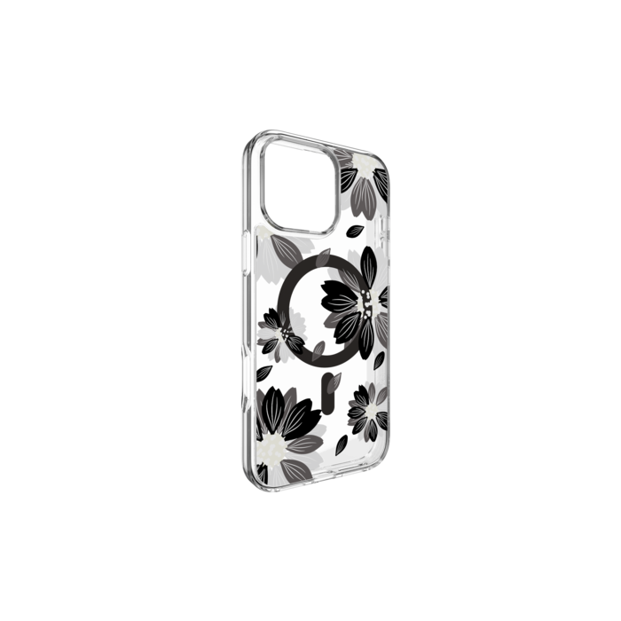 Black Flower Case iPhone 16