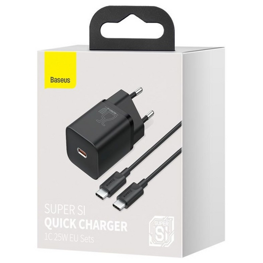 Quick Charger Super Si 1C 25W Eu Sets Preto