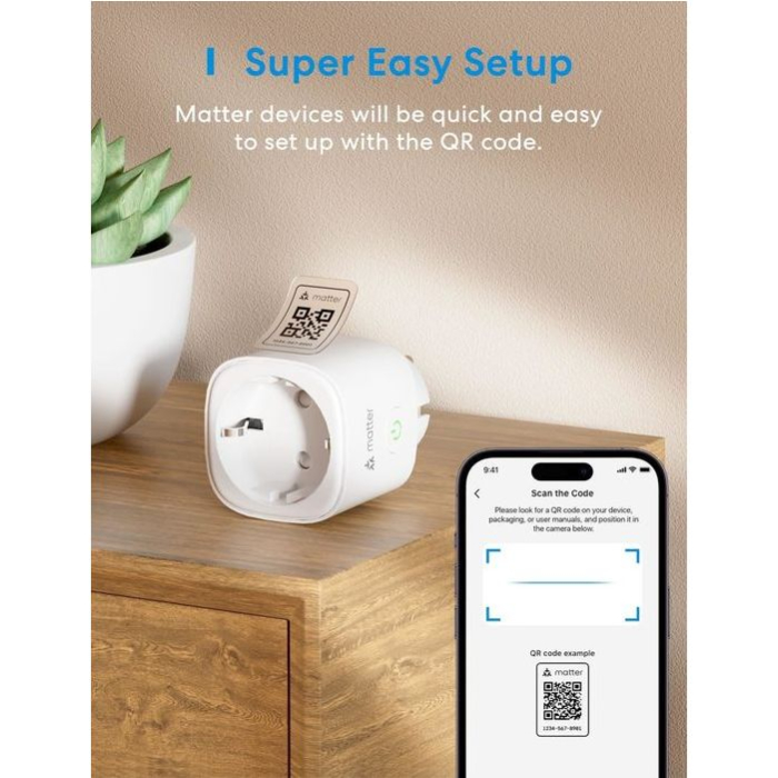 Tomada Smart Wi-Fi 1 Pack Matter