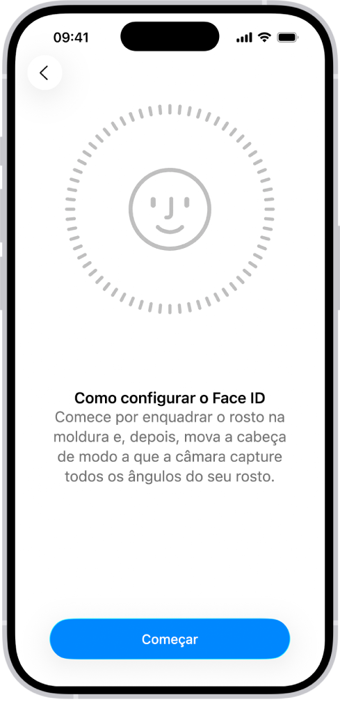 Configurar Face ID ou Touch ID