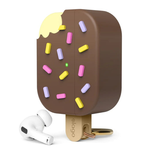 Capa AirPod Pro 2 Ice Cream Castanho