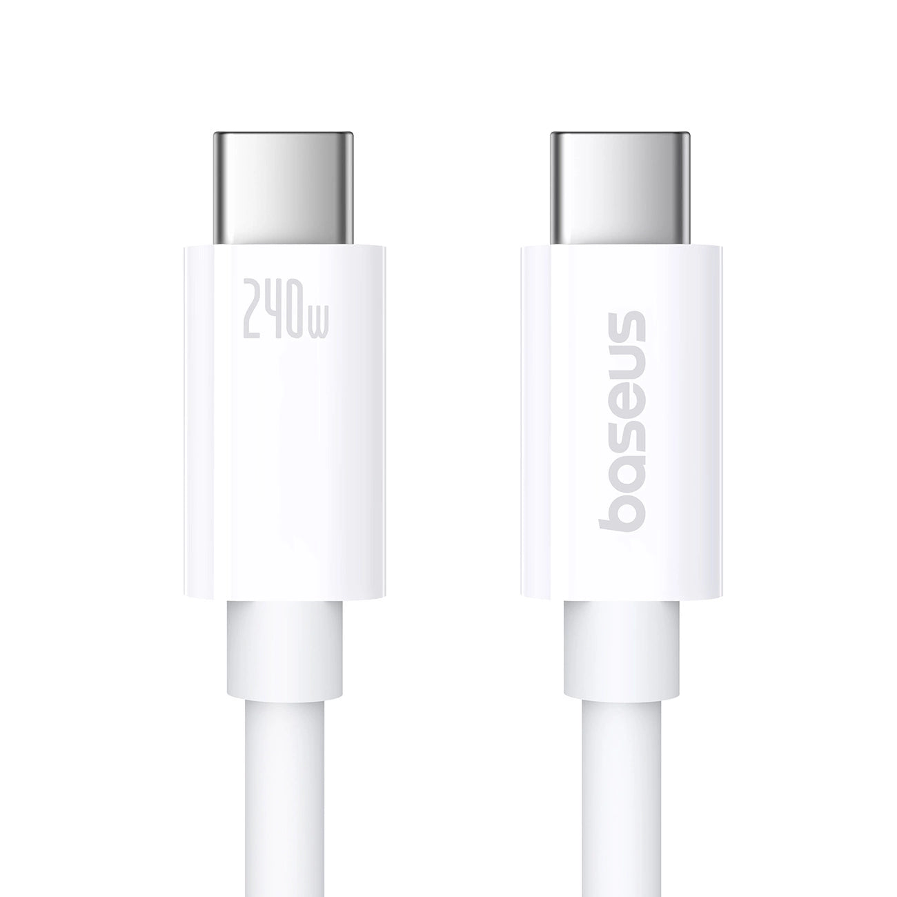 Cabo Carregamento Rápido Baseus Superior Series 2 USB4 Full-Function Type-C to Type-C 240W Branco