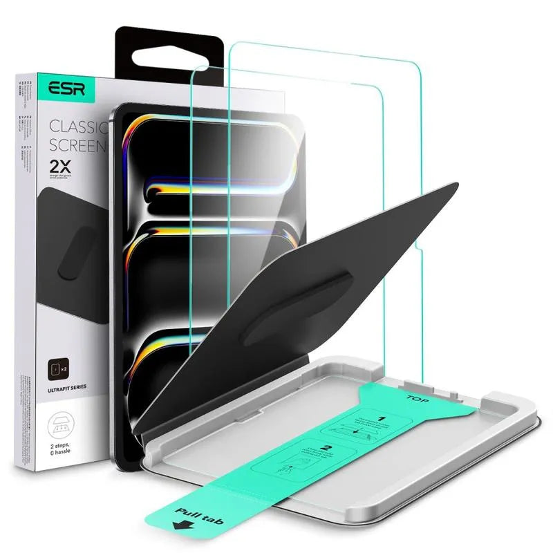 Película Vidro Temperado ESR UltraFit para iPad Pro 13 2024/2025 - 9H, 0.3mm