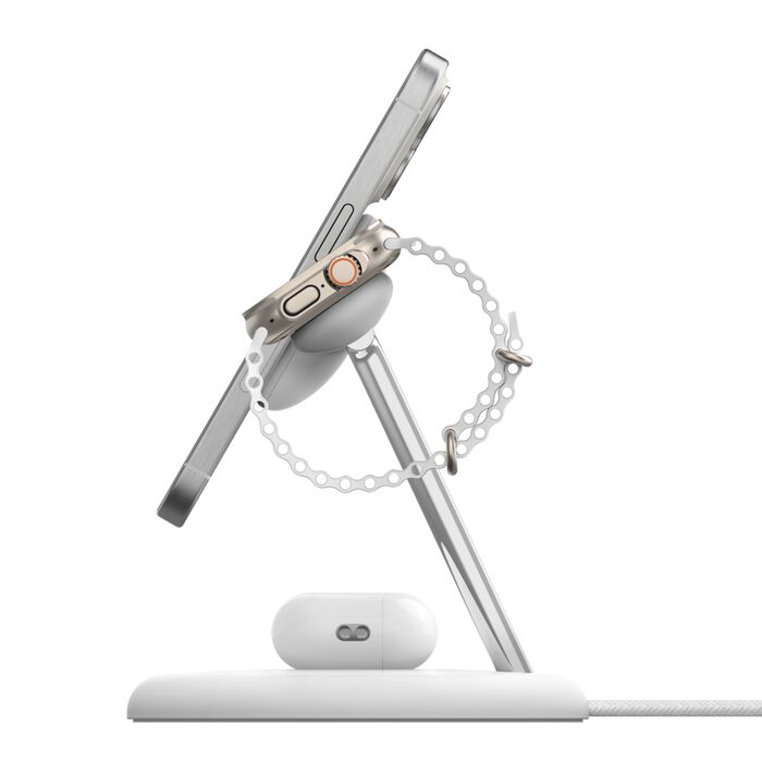 BoostCharge Pro 3-in-1 Magnetic Wireless Charging Stand with Qi2 15W
