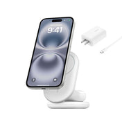 BoostCharge 2-in-1 Magnetic Foldable Wireless Charger with Qi2 15W