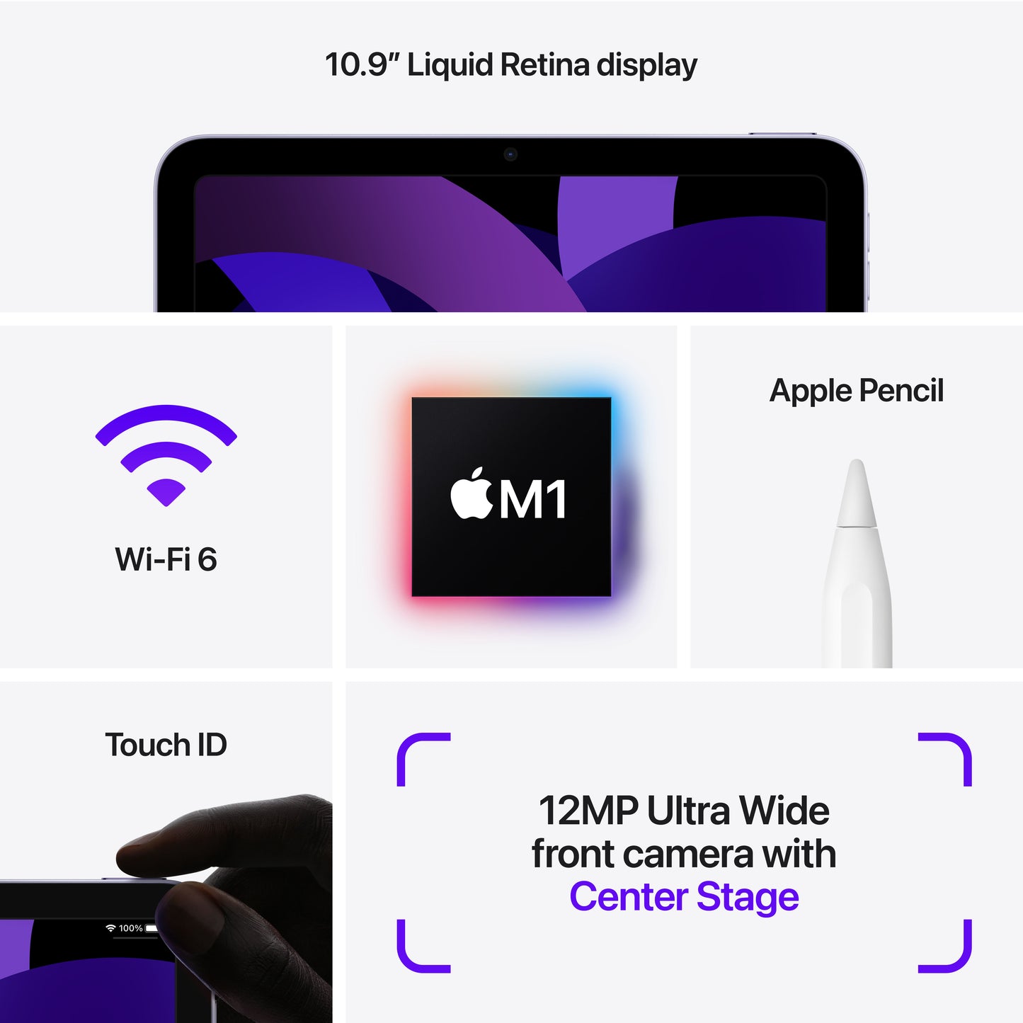 iPad Air (5gen) WiFi 64Gb (Roxo)