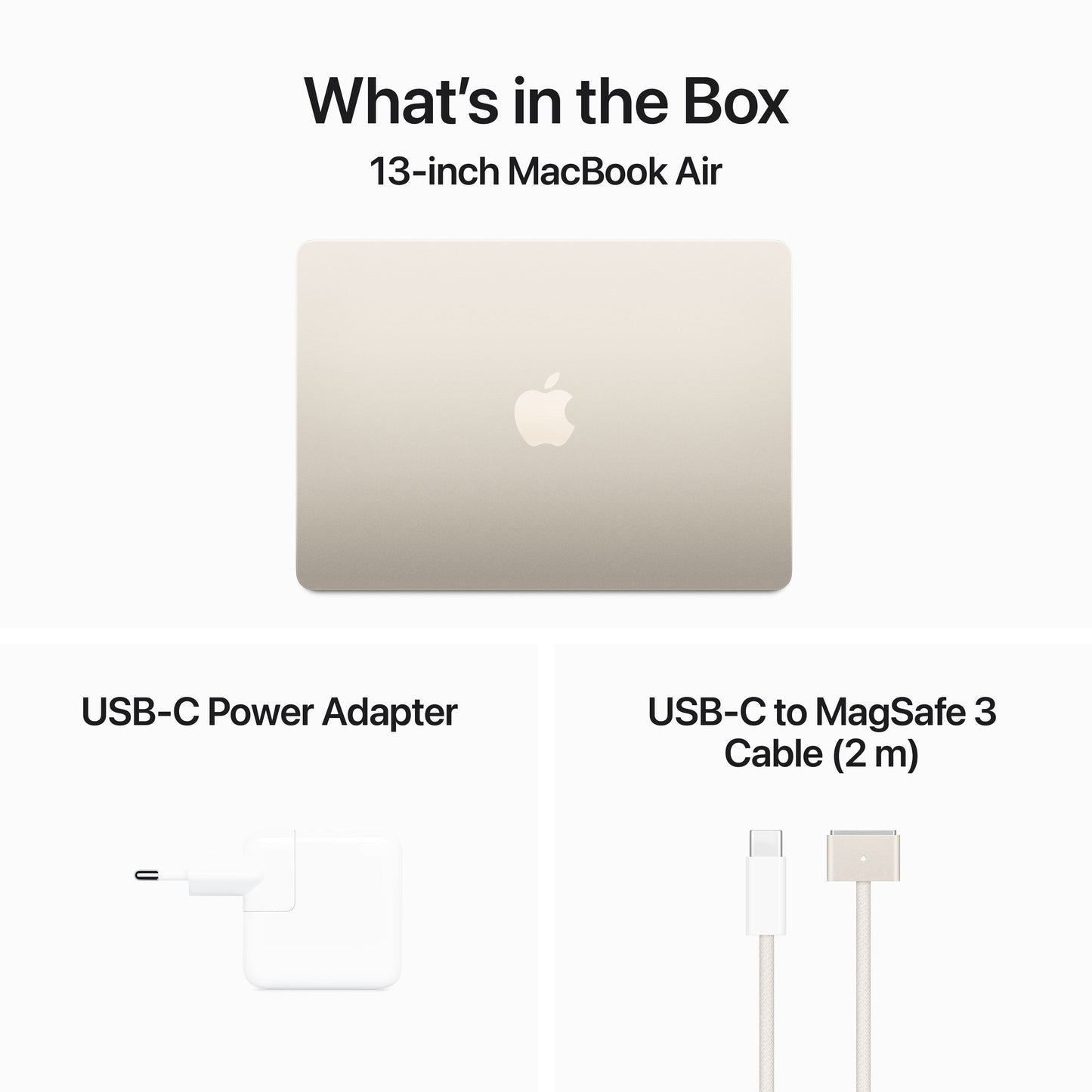 MacBook Air 13 M3 8c/8c 8Gb 256Gb - Luz das estrelas