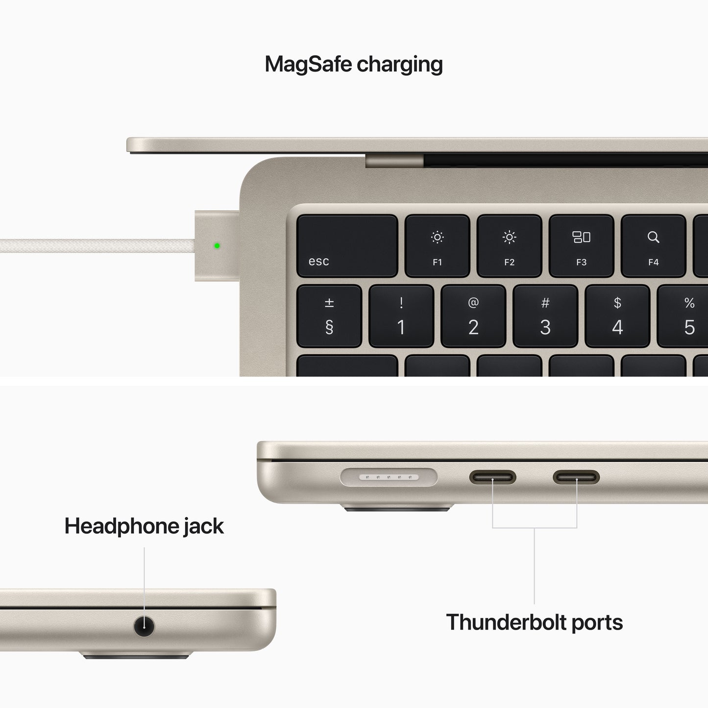 MacBook Air 13 M2 CPU 8-core GPU 10-core 512Gb Luz das estrelas