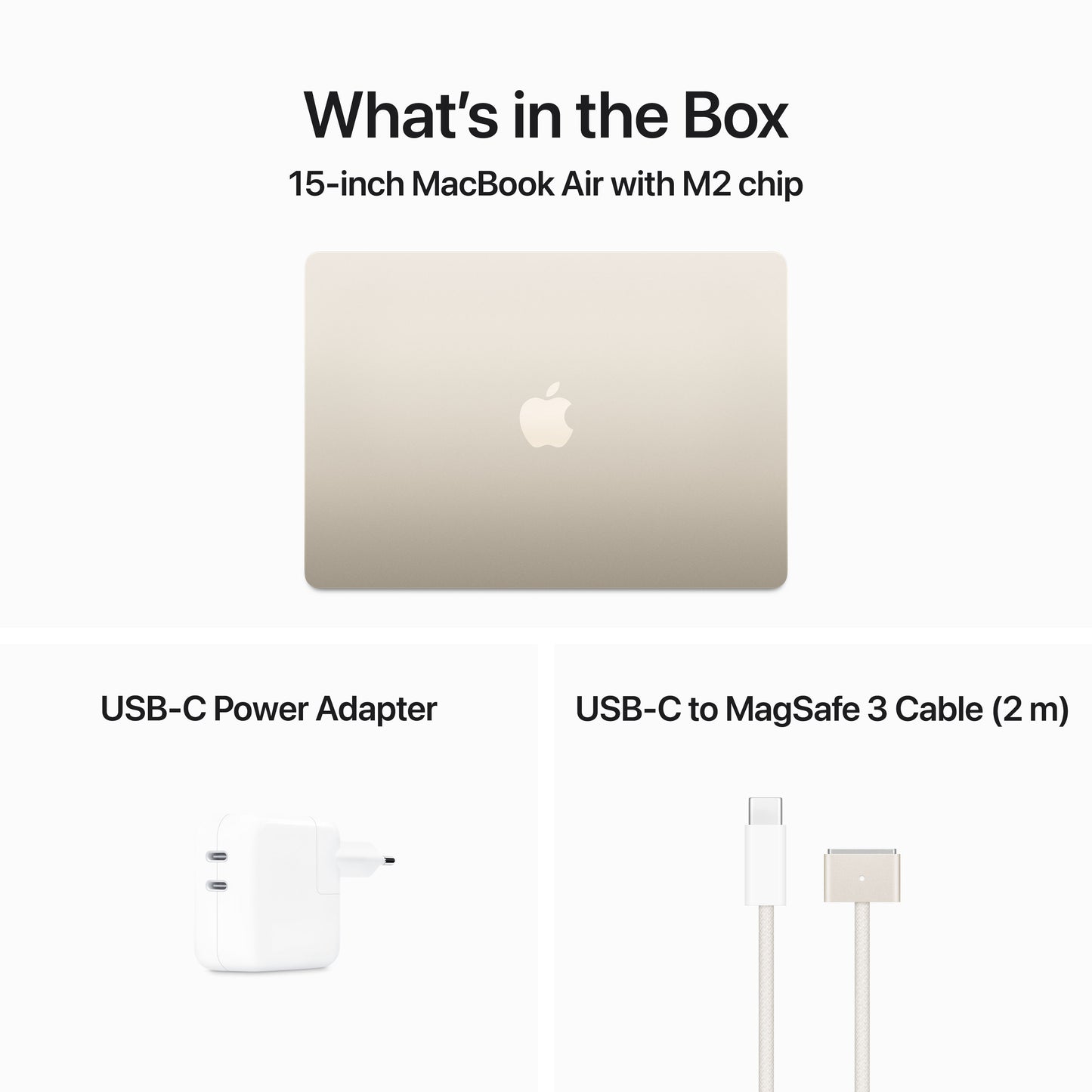 MacBook Air 15 M2 8c/10c 256Gb Luz das estrelas