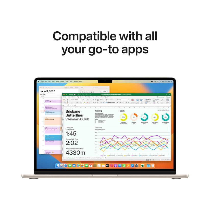MacBook Air 15 M2 8c/10c 256Gb Luz das estrelas