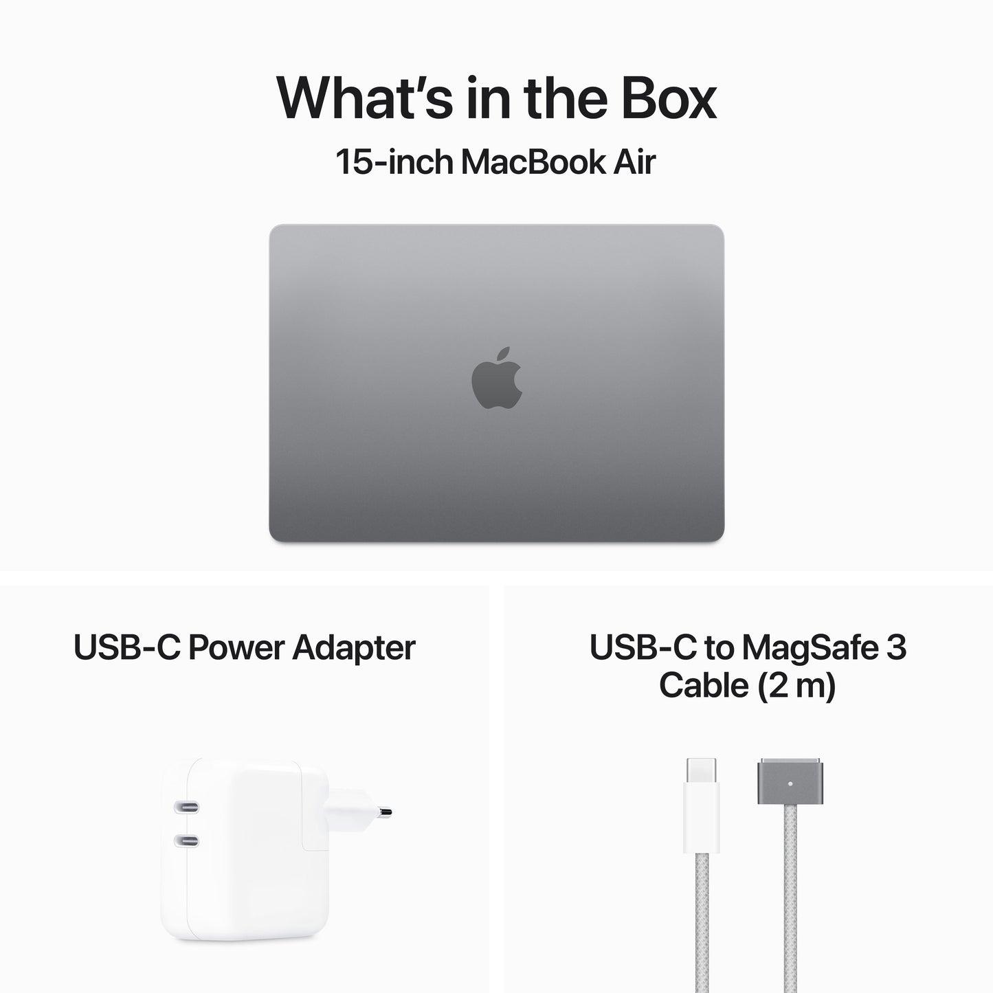 MacBook Air 15 M3 8c/ 10c 8Gb 256Gb - Cinzento sideral
