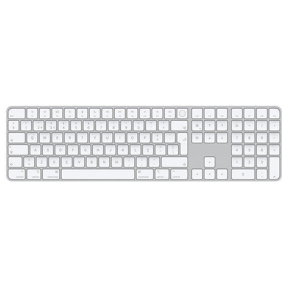 Magic Keyboard Com Touch ID e Teclado Numérico Prateado