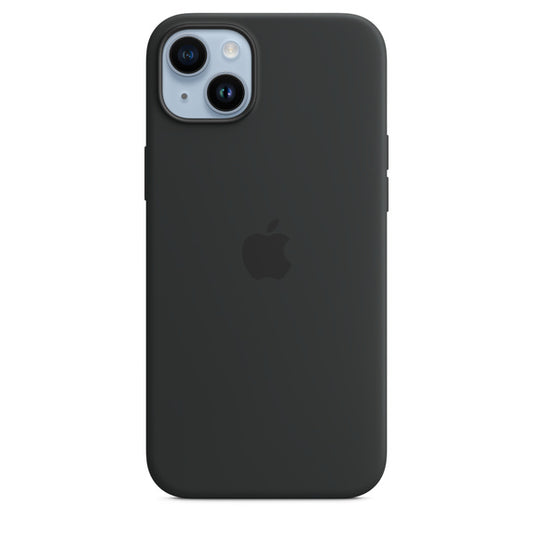 Capa Silicone MagSafe iPhone 14 Plus - Meia-noite