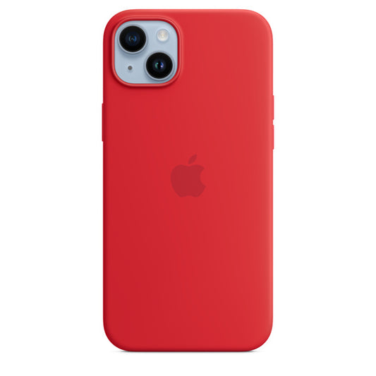 Capa Silicone MagSafe iPhone 14 Plus - (PRODUCT)RED