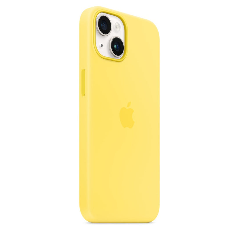 Capa Silicone MagSafe iPhone 14 - Amarelo canário