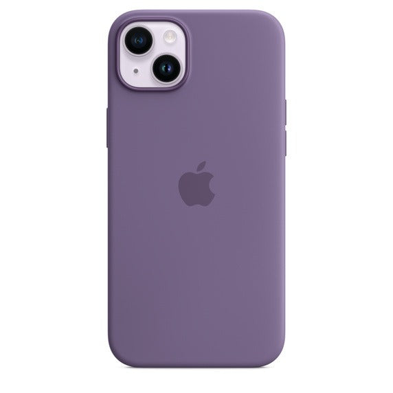 Capa Silicone MagSafe iPhone 14 Plus - Iris púrpura