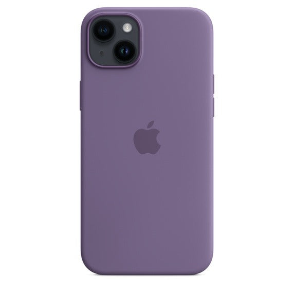 Capa Silicone MagSafe iPhone 14 Plus - Iris púrpura