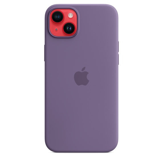 Capa Silicone MagSafe iPhone 14 Plus - Iris púrpura