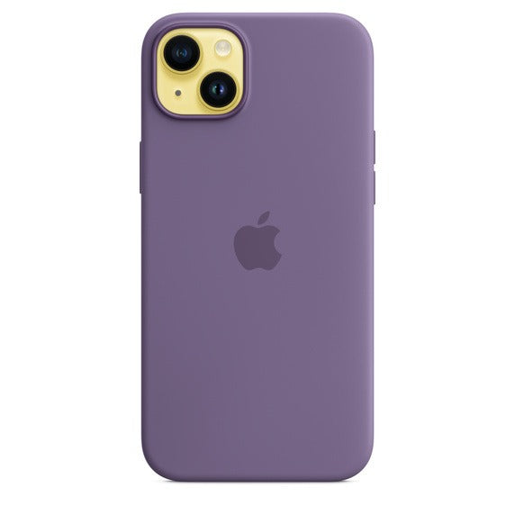 Capa Silicone MagSafe iPhone 14 Plus - Iris púrpura