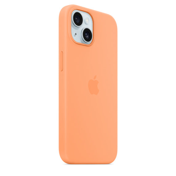 iPhone 15 Plus Silicone Sorvete de Laranja