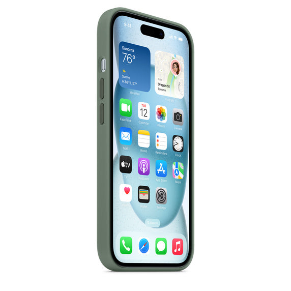 iPhone 15 Silicone Cipreste